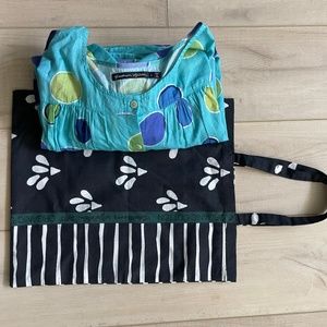 Gudrun Sjoden organic cotton dress Size L -- pockets!